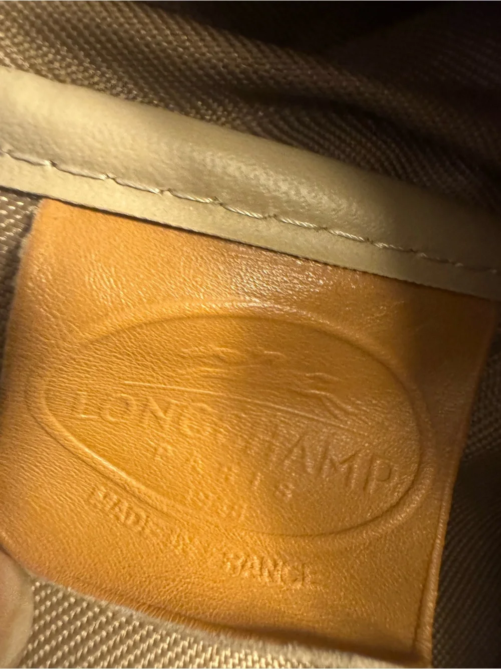 Vintage Longchamp Le Foulonné Light Brown Leather Small Backpack 🤎